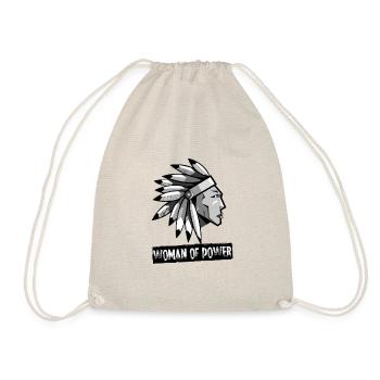 femme de pouvoir - Sac de sport léger - nature - Devant