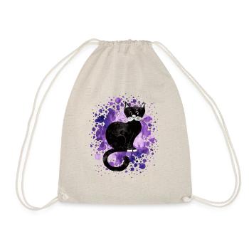 Cat - Drawstring Bag - nature - Front