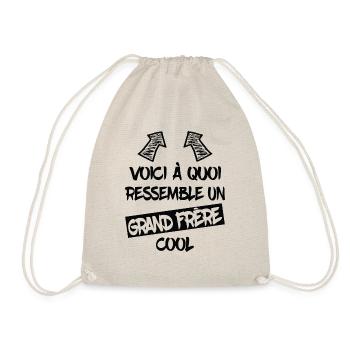 Futur Grand Frère Cool Cadeau Amusant Humour - Sac de sport léger - nature - Devant