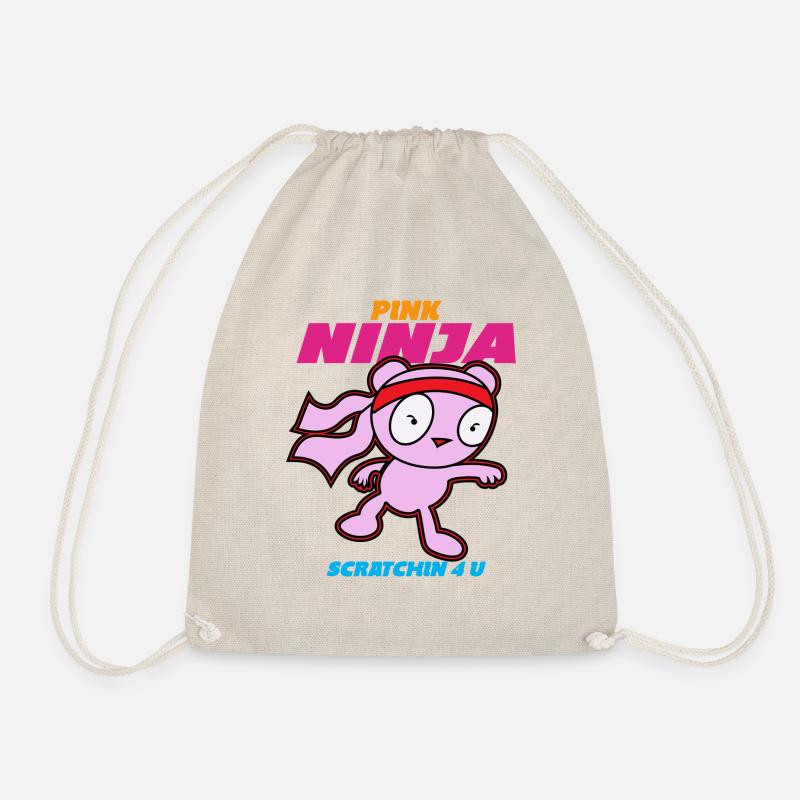 Pinkninja4U - Turnbeutel - Natur