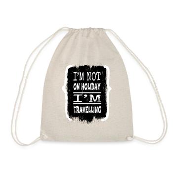 present attitude family holiday far away countries - Drawstring Bag - nature - Front