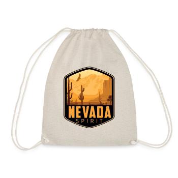 Logo Nevada Spirit - Turnbeutel - Natur - Vorne