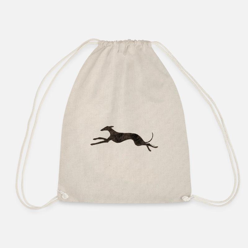 Lévrier de course sombre - Sac de sport léger - nature