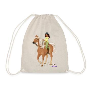 Schleich Horse Club Sarah & Mystery Pose - Turnbeutel - Natur - Vorne