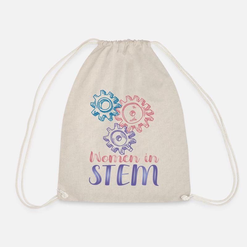 Women In Stem - Technik - Turnbeutel - Natur