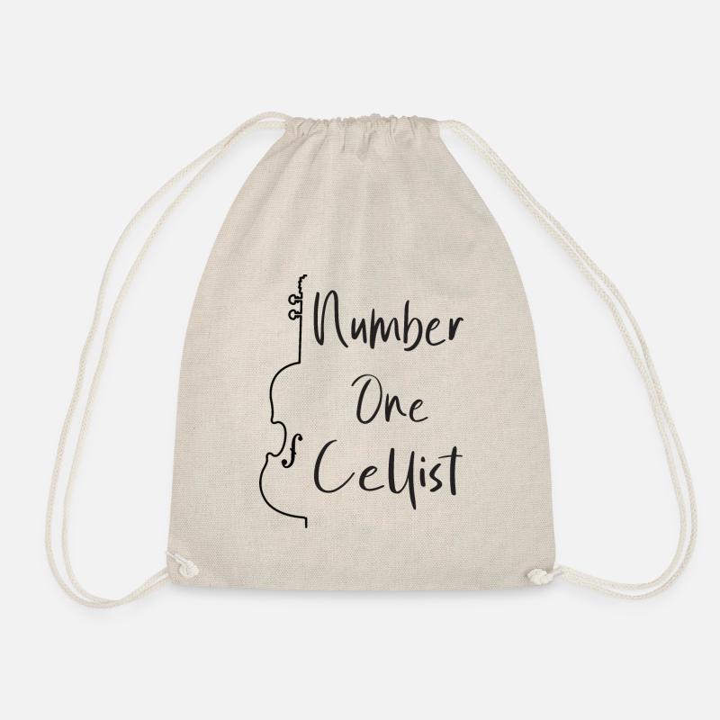 Cello Cellist Violoncello - Turnbeutel - Natur