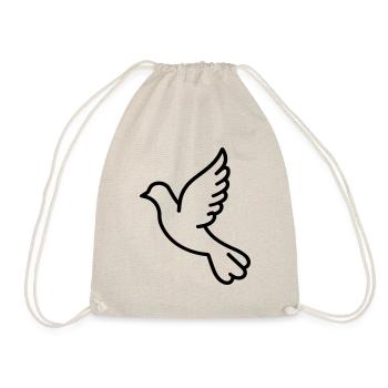 Dove - Drawstring Bag - nature - Front
