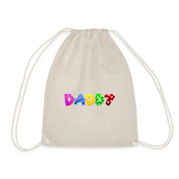 Bébé Parents Enfant Cadeau Dictons Naissance Maman Papa - Sac de sport léger - nature - Devant