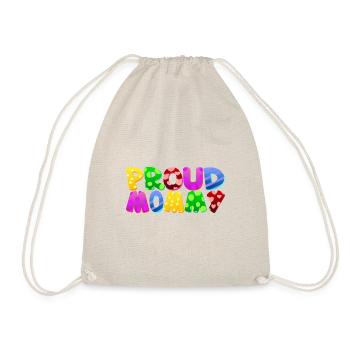 Bébé Parents Enfant Cadeau Dictons Naissance Maman Papa - Sac de sport léger - nature - Devant