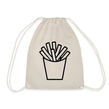 French fries - Drawstring Bag - nature - Front