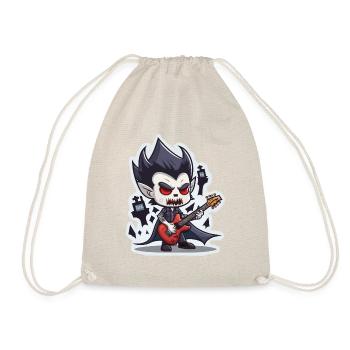 Vampire grattant la guitare - Sac de sport léger - nature - Devant