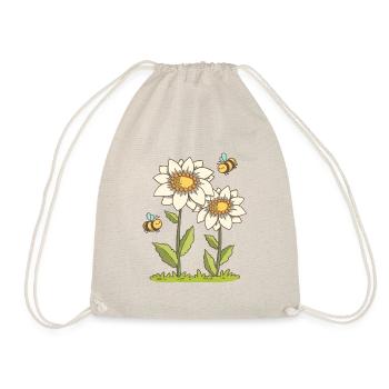 Bienen und Blüten - Turnbeutel - Natur - Vorne