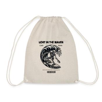 Lost in the Waves Surfing Skeleton - Sac de sport léger - nature - Devant