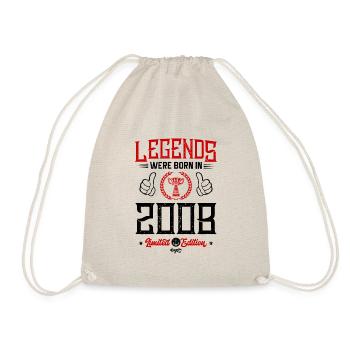 Born in 2008 legends - Turnbeutel - Natur - Vorne
