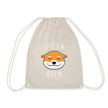 Chien Shiba-Inu au grand sourire - Sac de sport léger - nature - Devant