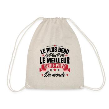 Le meilleur beau papa du monde - Sac de sport léger - nature - Devant