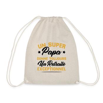 Super papa donne toujours un retraité exceptionnel - Sac de sport léger - nature - Devant