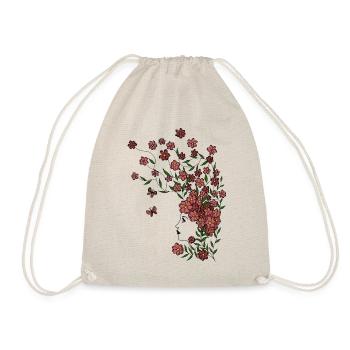 Flower girl - Drawstring Bag - nature - Front