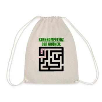 Witze Grüne Die Grünen Habeck Baerbock Partei Öko - Turnbeutel - Natur - Vorne
