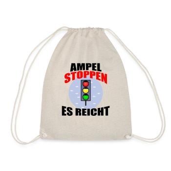 Ampel Regierung Scholz Baerbock Habeck Grüne SPD - Turnbeutel - Natur - Vorne