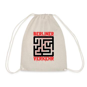 Berlin Souvenir Touristen Hauptstadt Metropole BLN - Turnbeutel - Natur - Vorne