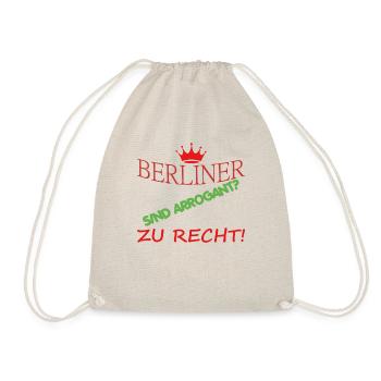 Berlin Souvenir Touristen Hauptstadt Metropole BLN - Turnbeutel - Natur - Vorne