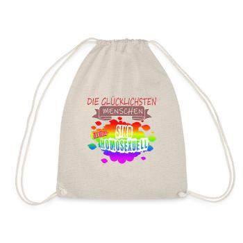 LGBTQ Trans Homosexuell Lesbisch Ehe für alle Bi - Turnbeutel - Natur - Vorne