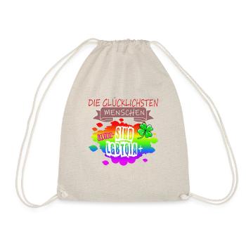 LGBTQ Trans Homosexuell Lesbisch Ehe für alle Bi - Turnbeutel - Natur - Vorne
