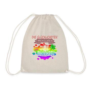 LGBTQ Trans Homosexuell Lesbisch Ehe für alle Bi - Turnbeutel - Natur - Vorne