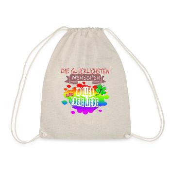 LGBTQ Trans Homosexuell Lesbisch Ehe für alle Bi - Turnbeutel - Natur - Vorne