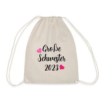 Große Schwester 2023 - Turnbeutel - Natur - Vorne