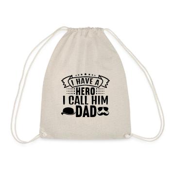 Mon père est mon héros, mon père est mon héros - Sac de sport léger - nature - Devant
