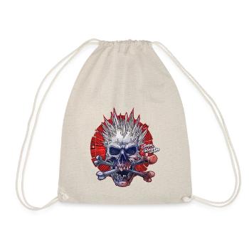 Jolly Roger - Drawstring Bag - nature - Front