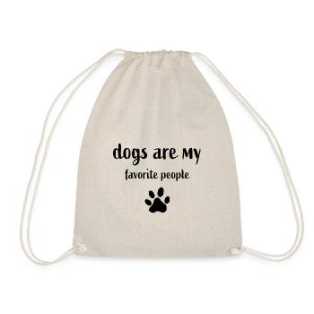 dogs - Turnbeutel - Natur - Vorne