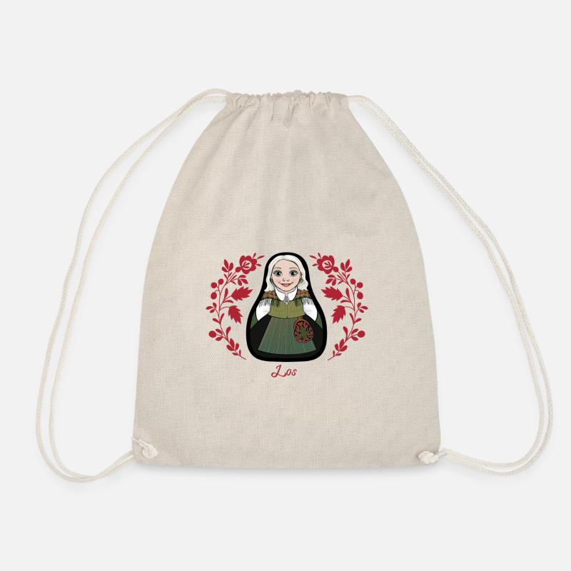 Loose tint with flowers. - Drawstring Bag - nature