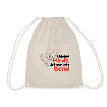 Neurodiverse Marriage Tourettes Bipolar Depression - Drawstring Bag - nature - Front