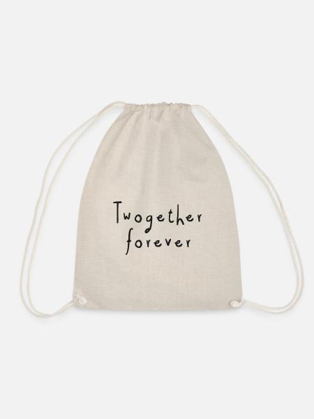 together forever - Turnbeutel - Natur