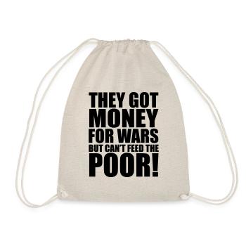 Can't Feed The Poor - Turnbeutel - Natur - Vorne