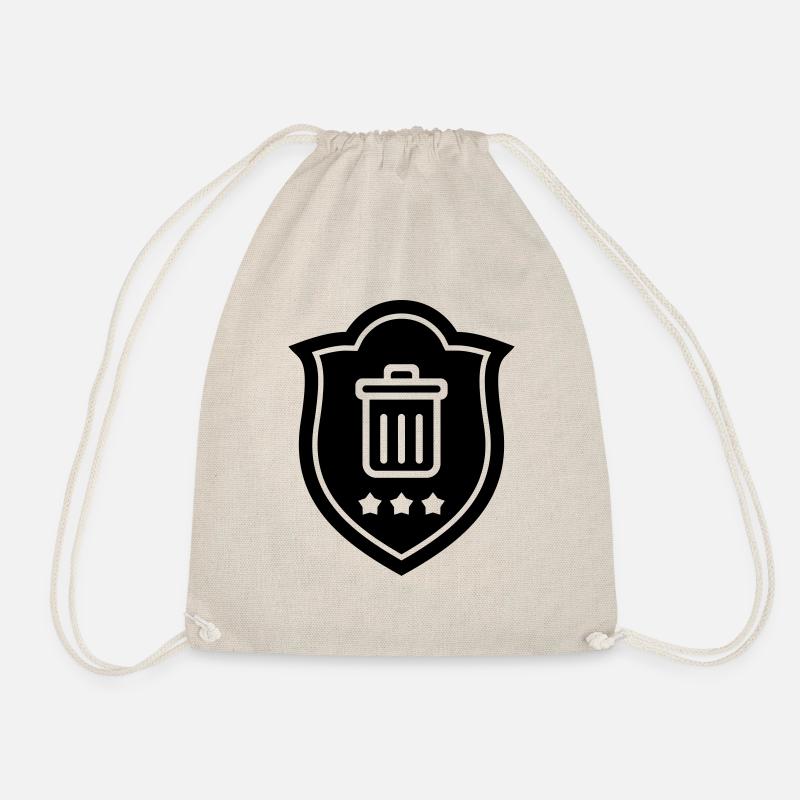 Dustman / Ripper / Garbage / Cleaing / Eboueur - Drawstring Bag - nature