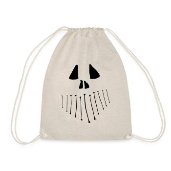 Skull - Turnbeutel - Natur - Vorne