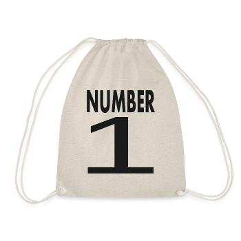 One number 1 number 1 - Drawstring Bag - nature - Front