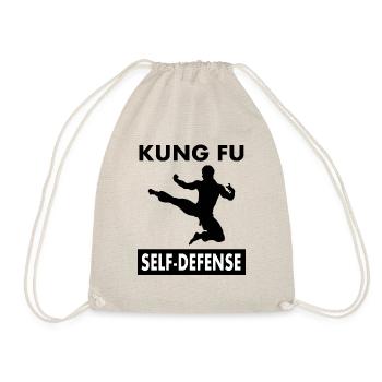 j'aime kung fu self défense arts martiaux - Sac de sport léger - nature - Devant