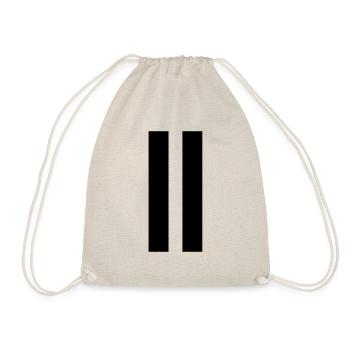 Double Stripe - Noir - Sac de sport léger - nature - Devant