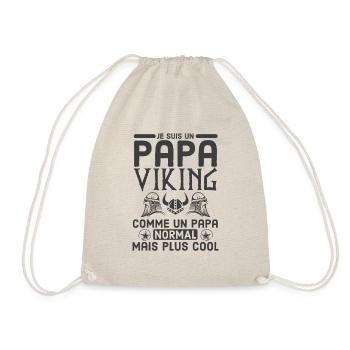 Papa viking 1 - Sac de sport léger - nature - Devant