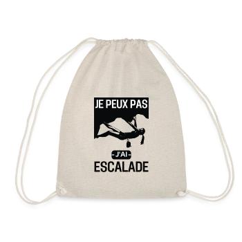 J'ai escalade - Sac de sport léger - nature - Devant