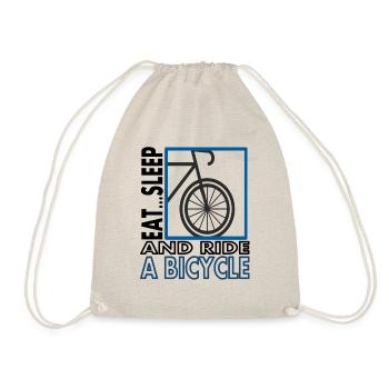Cycling Cycling Road Bike Cyclist Gift - Drawstring Bag - nature - Front