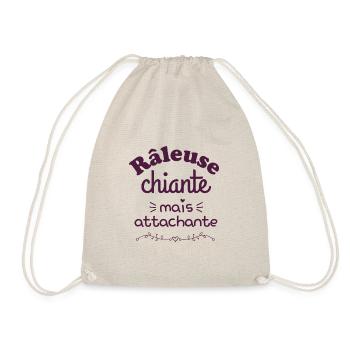 Raleuse chiante mais attachante 2 - Sac de sport léger - nature - Devant