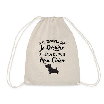 Mon Chien déchire 2 - Sac de sport léger - nature - Devant