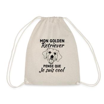 Chien de race golden retriever - Sac de sport léger - nature - Devant