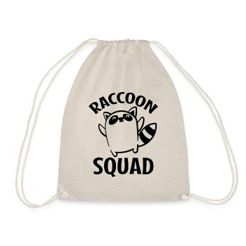 Raccoon Squad Wilderness Wild Animal - Drawstring Bag - nature - Front